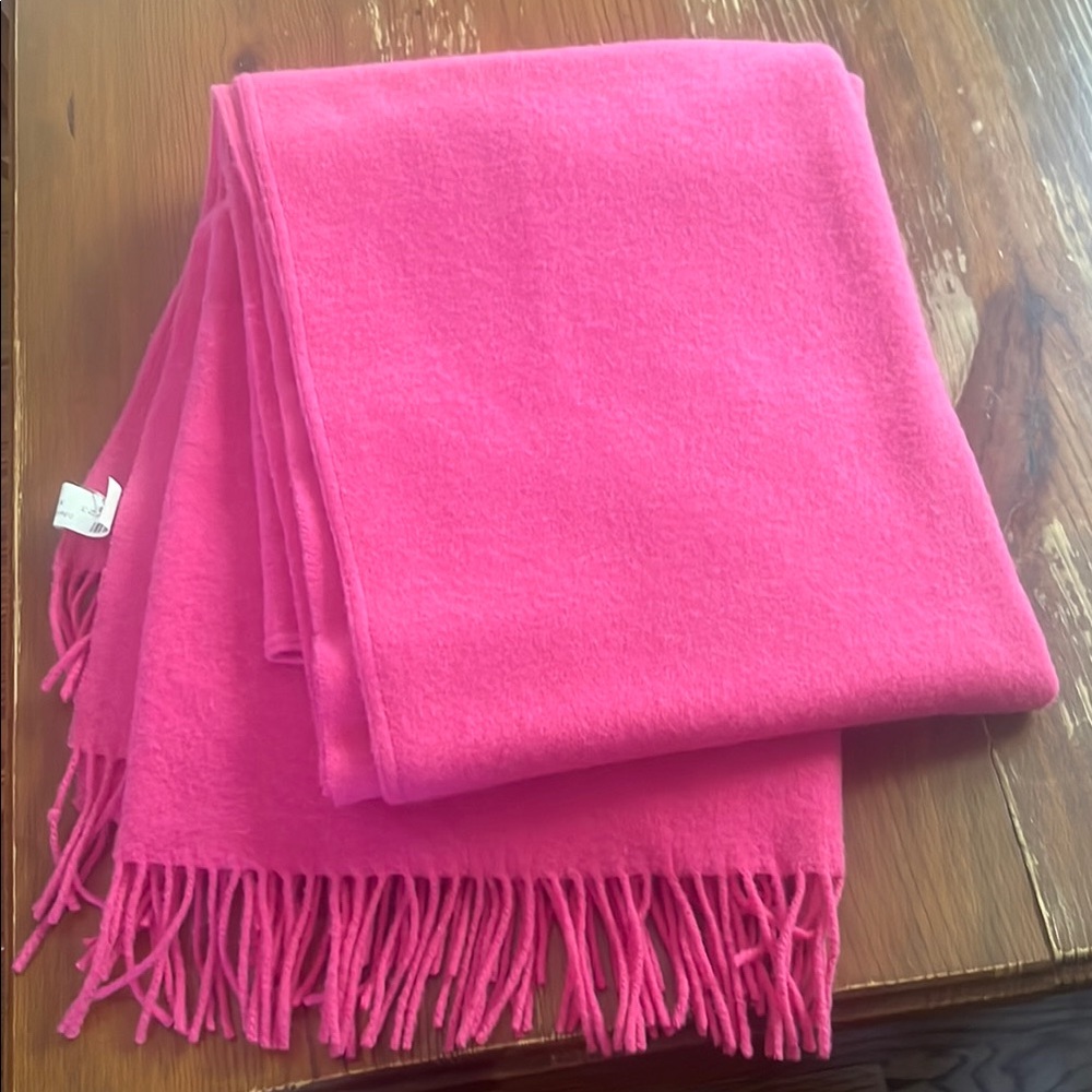 Lilly Pulitzer Pink Wool Shawl/Scarf